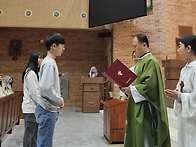 본당 봉사자 임명장 수여식(청소년)