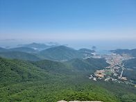 남해 금산 팔선대에서