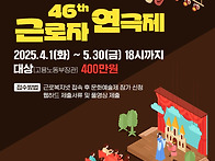 제46회 근로자연극제 접수..