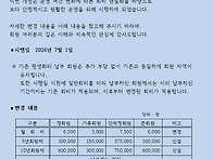 회원관리 규정 개정에 따른..