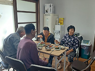 선학동마을 주민들..