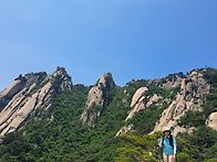 서울 도봉산에 올라