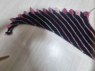 송애자님 작ㅡ스트릭숄 물..