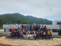 지리산산행중단체사진
