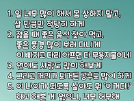 인생 조언 6가지