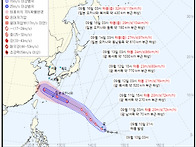 제 13호 태풍 버..