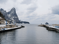 울릉도 천부항 설..