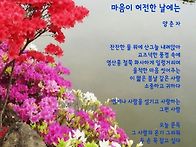 마음이 허전한 날..