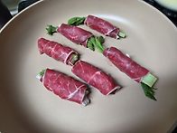 두릅표고 소고기말이