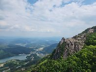황매산에서