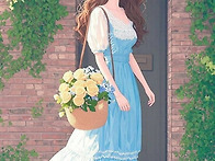 연둣빛깔을 닮은 청순 이미지