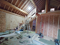 춘양골조의 조립및 계단작..