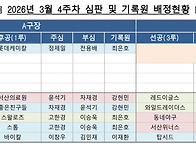 2026년 서해안리그 3월4..