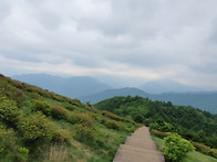 지리산 서북능선 .