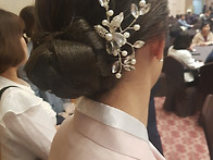 짧은단발업스타일(부분가발..