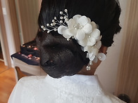 결혼식 다운번스타일(부분..