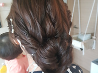 돌잔치드레스착장ㅡ로우번..