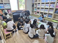 수북아동센타 책읽어주기 ..