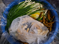 백김치담그기