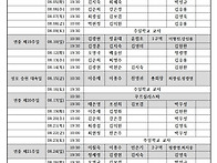 2025년 8월 전례봉사표