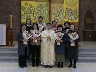 세례식 단체사진