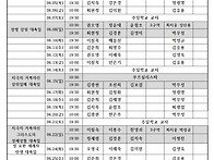 2025년 6월 전례봉사표