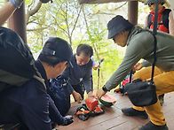삼사라님 진행 엄광산 둘레..