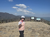 지리산 노고단 진달래꽃 ..