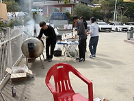 사랑샘 바베큐파티 진행^..