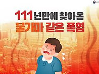 금년은 너무 덥다 - 세상이..