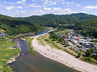 홍천군 서면 팔봉리 강접한..