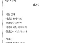 김근수시인의 시 "봄 각시..