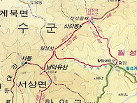 남덕유산(1507m)-산림청지..