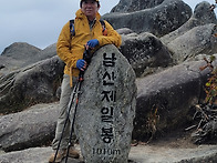 남산제일봉에서 만난 개미..