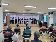 들꽃합창단 봉사활..