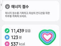 비예보 있는 가운데 운동하..