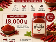 안동에서 농사짓는 고추가..