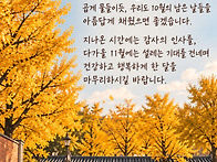 10월 마지막 금요일~~