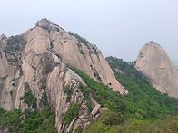 엄지능선을 지나며