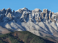 설악산 설경이 환상적입니..