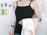민소매 이너웨이 끈나시
