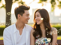 AI이미지첫눈에 반해버린 사람아