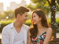 AI이미지첫눈에 반해버린 사람아