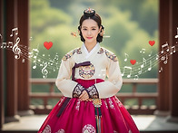 AI이미지 한복입은 아름다운 여인