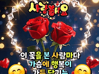 수요일아침! 사랑의 안부로..