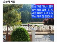 가지런한 아침에 ..