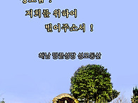 땅끝성당 성모동산