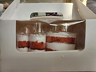 레드하트 컵케익 만들기 ..