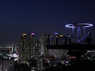 수봉공원의 야경