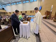 주임신부님 영명축일 축하..